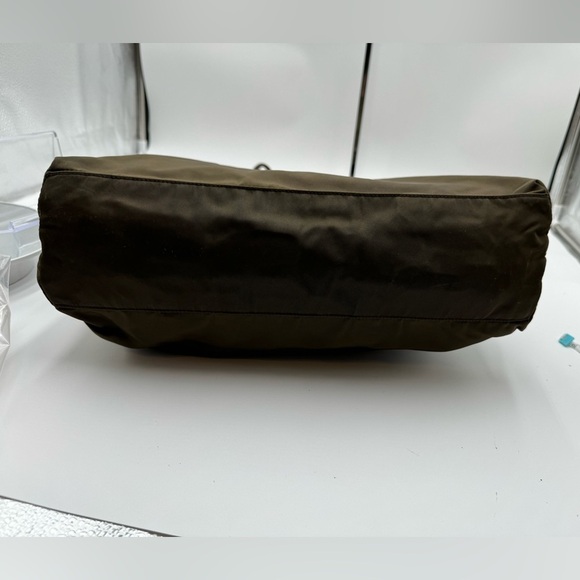 Prada - Authentic - Canvas Olive colored Shoulder /Tote Bag - Picture 6 of 16